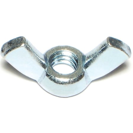 Midwest Fastener Wing Nut, 1/4"-20, Steel, Zinc Plated 3804