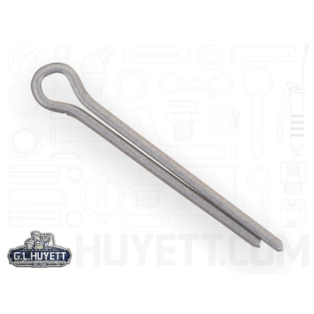 Huyett Cotter Pin, Aluminum, 0.156 in Dia x 1.500 in Effective Length CPA-156-1500