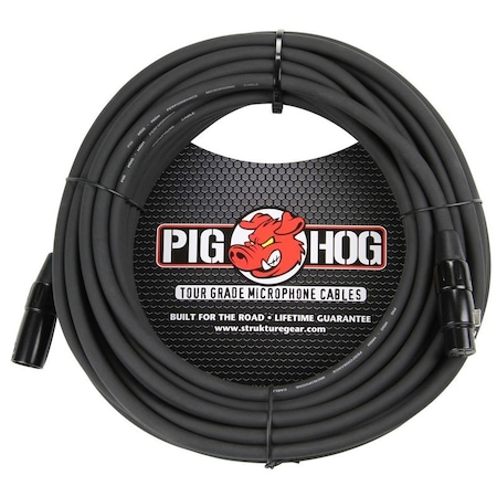 Pig Hog 8mm Mic Cable, 50-Feet XLR PHM50