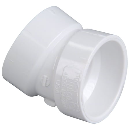 Nibco 4808 6 Hub x Hub 22 1/2 Elbow PVC K079500