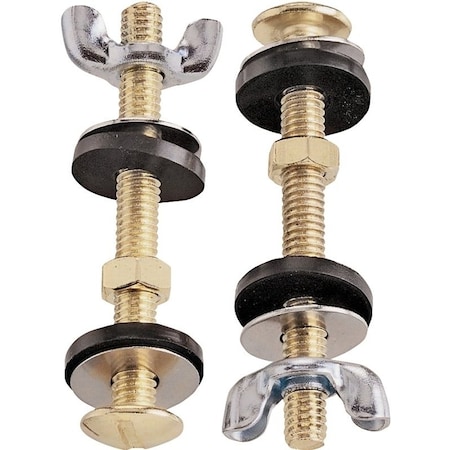 Plumb Pak Bolt Set, Steel, Brass PP23518