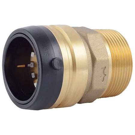 Sharkbite Strt, Brass, Push-Fit11/2", MNPT11/2" UXL114140M