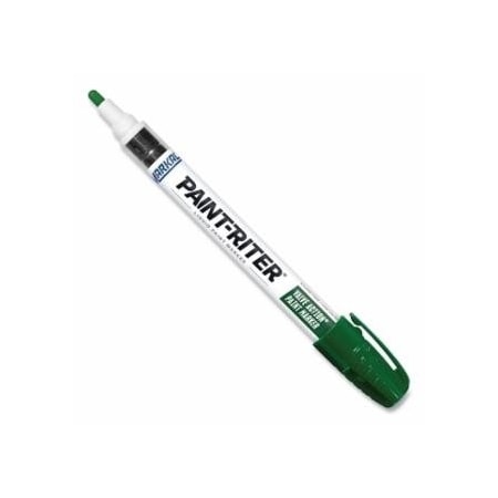 Markal PAINT-RITER VALVE ACTION Paint Marker, Green, 1/8 in Tip, Medium 434-96826