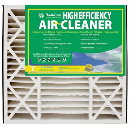Precisionaire 82655.051620 High Efficiency Air Bear Cleaner Air Filter 16 x 20 x 5 in., 2PK 4474425