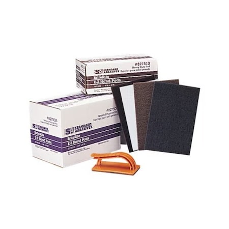 3M Standard Abrasives Heavy Duty Hand Pad 827510 6"X9", 40PK 66000001280