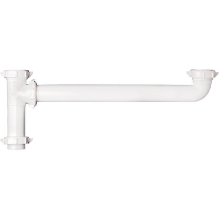 Keeney Mfg 1-1/2'' x 16'' White Polypropylene End Outlet Waste 122TTWK