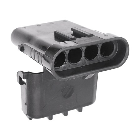 Auveco Weather Pack Terminal Shell 4 Way Flat Female, 5PK 18146