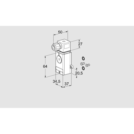 Honeywell Kromschroder Gas Pressure Switch - 3–500 mbar, Diaphragm, UL/CE/FM KS75455241
