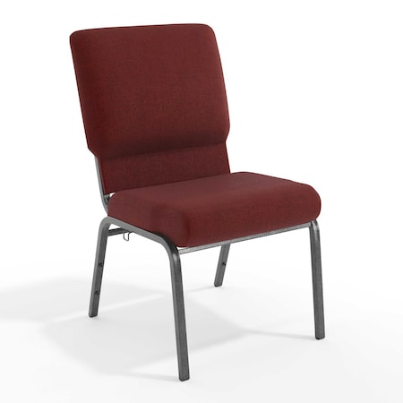 Flash Furniture Advantage Maroon Church Chair 20.5" Wide PCHT-104