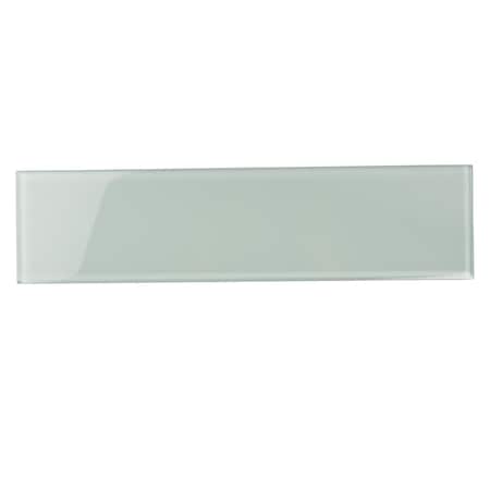 Apollo Tile 1Blizzard Blue 4 in x 16 in Glass Glossy Wall Subway 5.33 sqft/case, 12PK APLA88047 4x16A