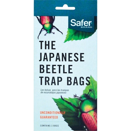 Safer Plastic Japanese Beetle Trap Replacement Bag, 3PK SG00102