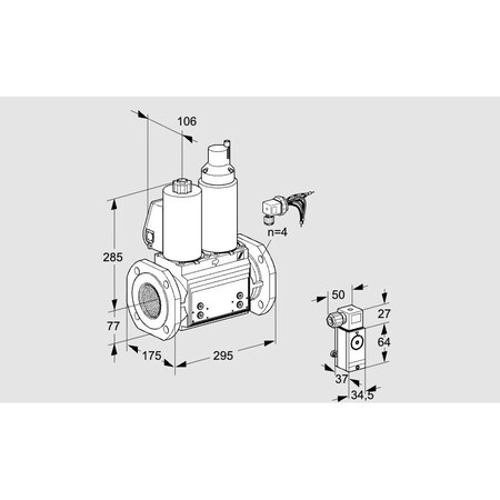 Honeywell Kromschroder VCS665F05NLWLB/PPPP/P3PP KS88205007
