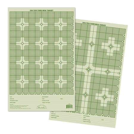 Rite In The Rain Cross Pattern MOA Precision Paper TGMOALR-C