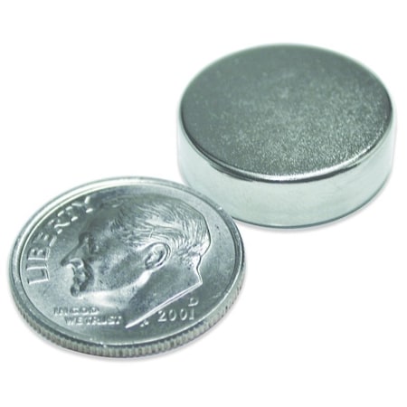 Magnet Source 0 Super Magnet Disc, Neodymium, 0472 in Dia, 0118 in H 7046