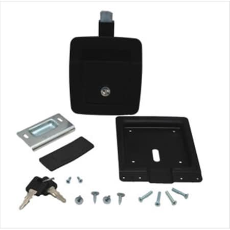 Strike3 15246219 Push Button Baggage Door Slam Latch - Black ST354233