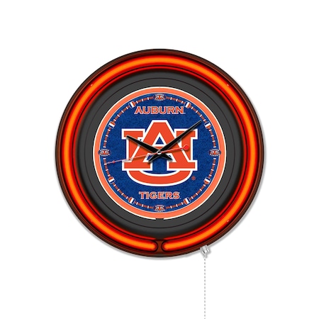 Holland Bar Stool Auburn University 15 Double Neon Wall Clock Clk15BK