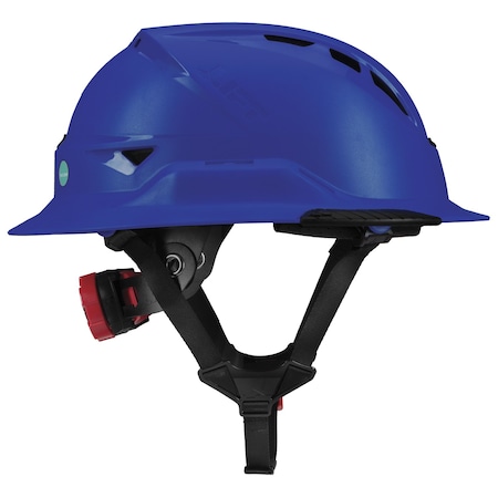 Radix Vented Full Brim Safety Helmet, Blue HRXF-25BC2