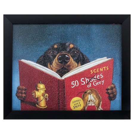 Homeroots 11" X 9" Black Frame 50 Scents Of Gray 365911