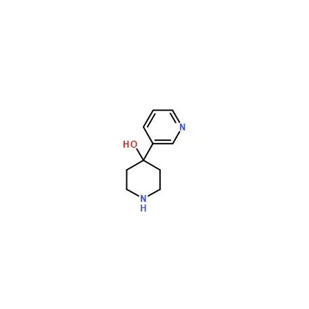 Ak Scientific 4-(Pyridin-3-yl)piperidin-4-ol (250mg), CAS 50461-59-1 Y9255-250mg