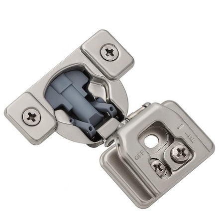 Sapphire 1-1/4in. Partial Overlay Self-Closing Concealed No Radius Cabinet Hardware Hinge, 5PK SP-1-1/4-SLFCLS