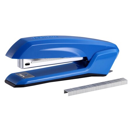 Bostitch 3-in-1 Stapler, 20-Sheet Capacity, Integrated Staple Remover & Storage, Lightweight B210R-BLUE