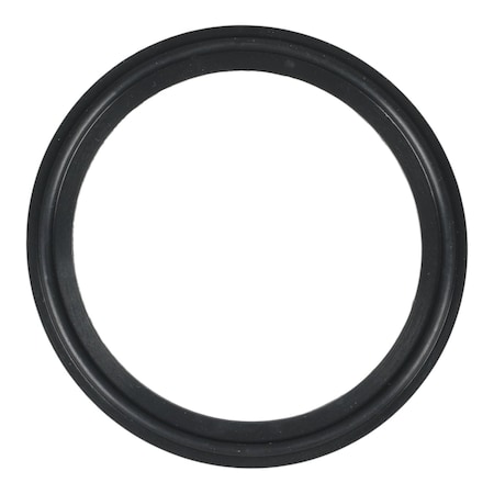 Zoro Select Sanitary Gasket, Black, 0.2 in Thickness ZUSA-SG-V-2.5