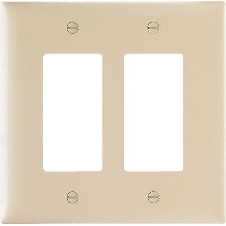 Legrand WallPlate, Decorator-Rocker, Brown, Nylon TPJ262