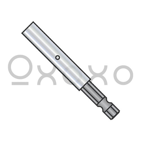 Oxoxo 2 31/32X1/4 Magnetic C Ring Hex Insert Bit Holder, 10PK 192576