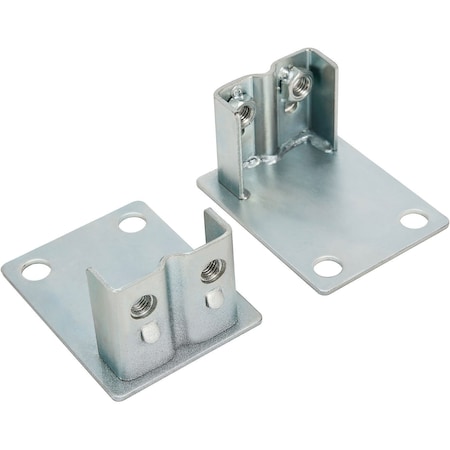 Global Industrial Pallet Rack Footplate (2 Piece), Includes 2 Sets of Bolts, 4 Sets of Screws 298816