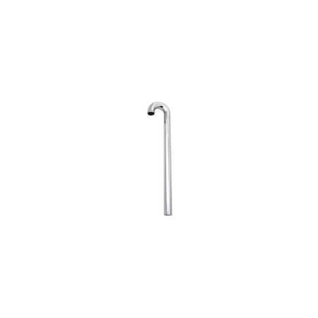 Master Plumber Lavatory Floor Drain Tube, Chrome-Plated Brass, 22-Ga., 1.25-In. OD Tube x 19.75-In. 452-862