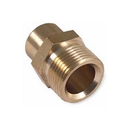Mi-T-M Screw Nipple, 1/4 in Connection, FNPT x M22 AW-0023-0492