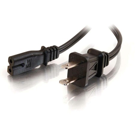 C2G 6ft POLARIZED 2-SLOT POWER CORD TAA 27399