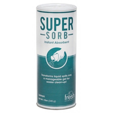 Fresh Products Super-Sorb Instant Absorbent 12 oz. Can Lemon Scent SSC-F-22-BX