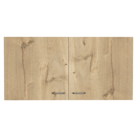 Homeroots 39in Oak Wood Wall mounted Accent Cabinet 535017