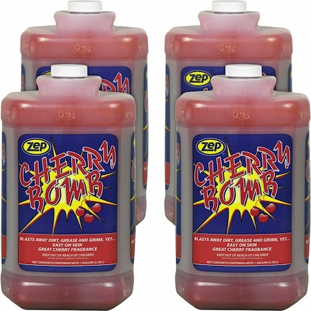 Zep Cherry Bomb Hand Cleaner, Cherry Scent, 1 gal Bottle 95124