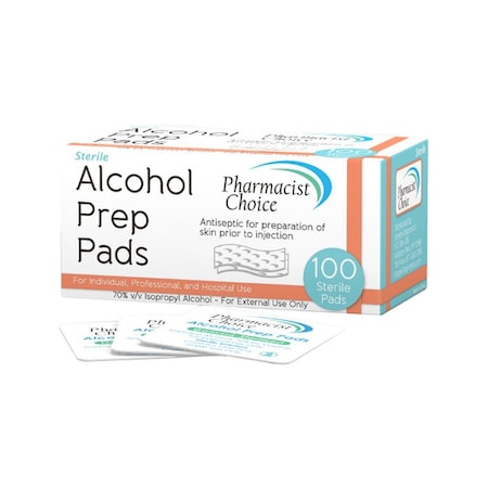 Pharmacist Choice Alcohol Prep Pads, 100PK 62379000506