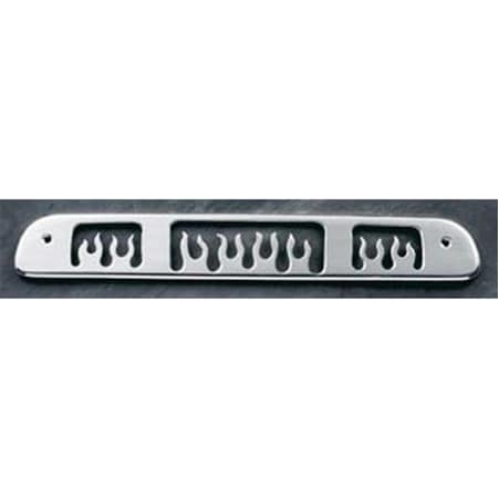 Ami Flames Style Billet 3rd Brake Light Cover - Brushed 74115