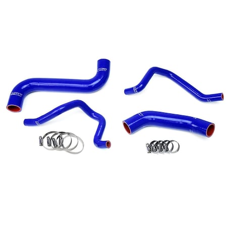 Hps Performance High Temp Reinforced Silicone Radiator and Heater Coolant Hose Kit, Blue,  57-1733-BLUE