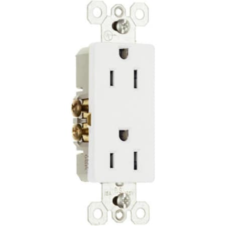Nextgen 885WCC21 Decorator Outlet, 15A, 125V, White NE569167