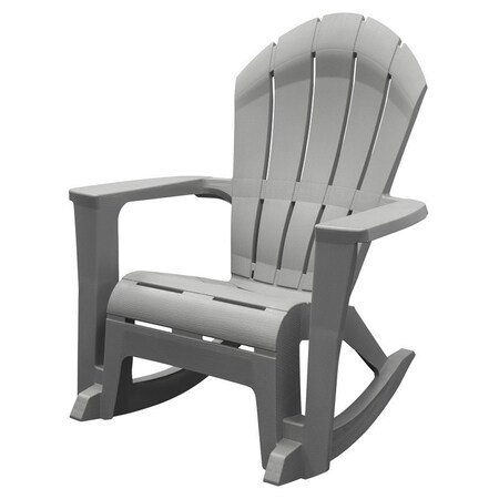 Adams Mfg Big Easy Adirondack Rocking Chair, 32 in W, 38.8 in D, 41-1/2 in H, Polypropylene Seat, Resin Frame 258445