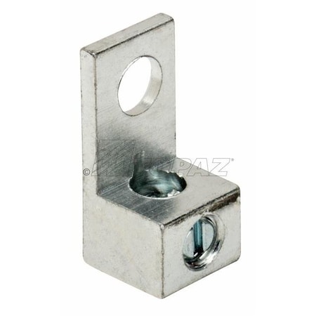 Topaz Solderless Single Hole Lug, Aluminum, 6 AWG to 300 MCM 1810