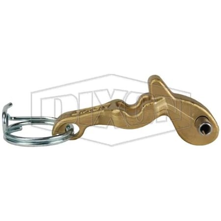 Dixon Boss-Lock Standard Cam and Groove Handle, Brass, Domestic BHSC175