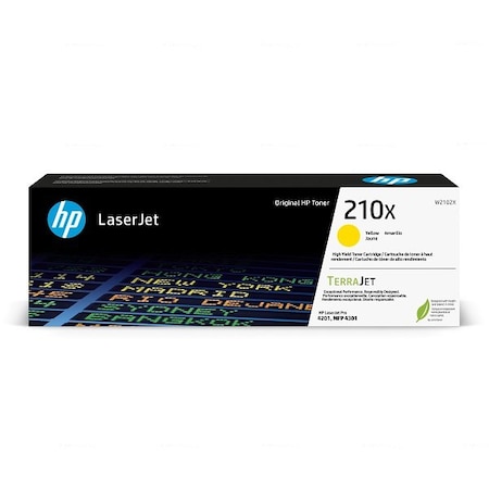 Hp 210X (W2102X) Yellow LaserJet Toner Cartridge (5,500 Yield) W2102X