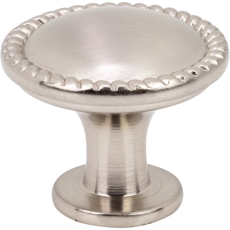 Designperfect 1-1/4 Diameter Round Cabinet Knob, Brushed Satin Nickel, 25PK DPA25R11KSNB