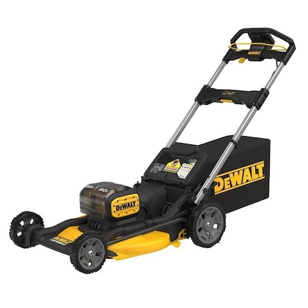 Dewalt Cordless Push Mower, Battery Included, 10 Ah, 20 V, 21-1/2 in W Cutting, 75 min Battery Run DCMWP234U2