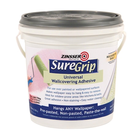 Zinsser SureGrip Universal Border Adhesive, 1 Gallon 2872