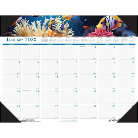 House Of Doolittle House of Doolittle HOD193 Sea Life Desk Pad the product will be for the current year. HOD193