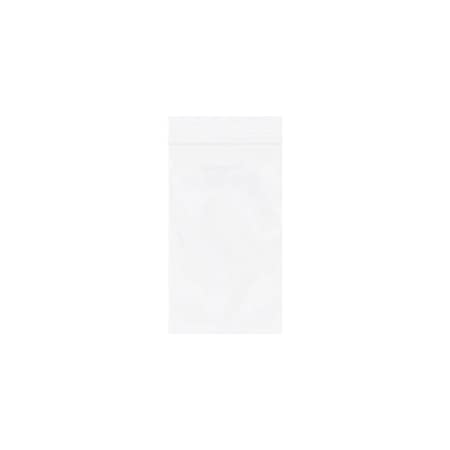 Bubblefast 1000-3 x 5'' - 2 Mil White Reclosable Poly Bags, 1000PK BFPB3550W