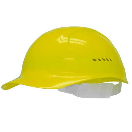 Duo Safety Bump Cap, Vented, Yellow HBCUSA2