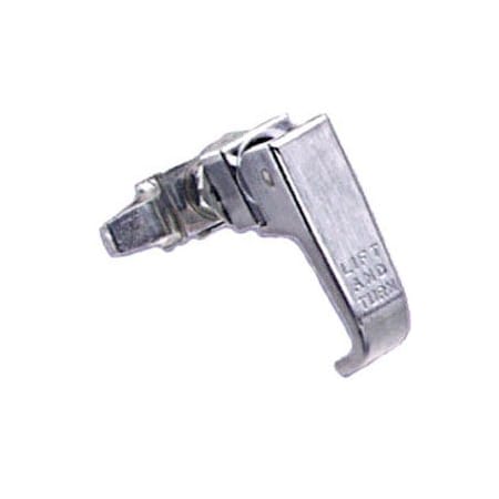Southco Compression Latch, Lift & Turn, Small Size, Zinc Alloy , Chrome Plated, Brushed 62-10-32